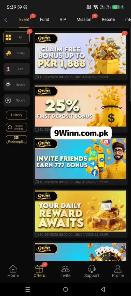 9WIn Download New Game